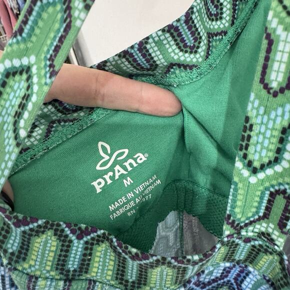 Prana Women’s Quinn Sharply Geometric Dress With Built In Shelf Bra Medium P07 - Picture 3 of 5